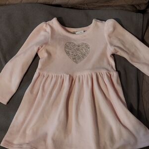 Pink Heart Kids Dress
